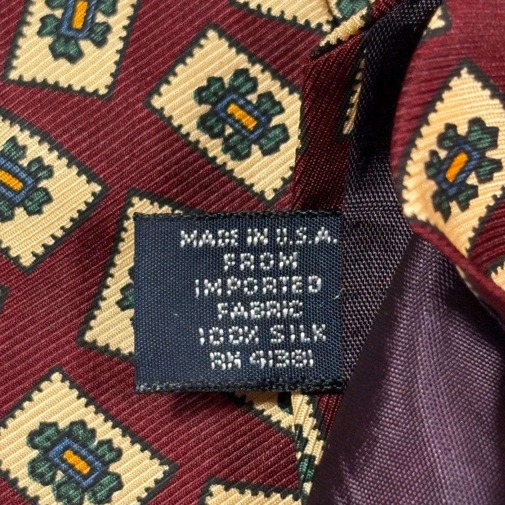 Polo Ralph Lauren Necktie Mens OS Bundle Silk Wool Paisley Plaid Geometric USA